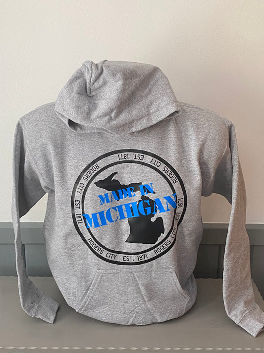 Youth Rogers City Made In Michigan Hoodie