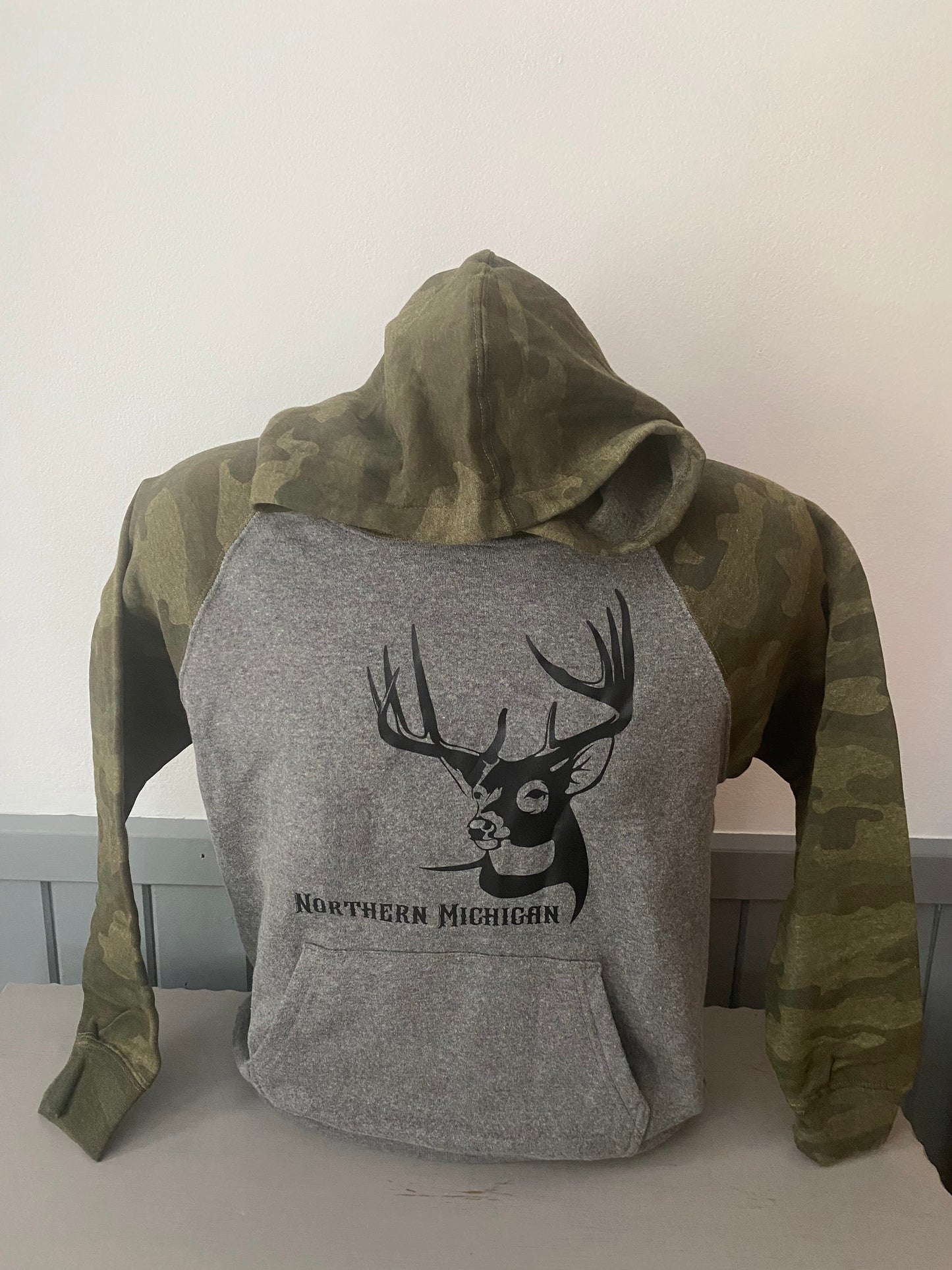 Youth Northern Michigan Buck Camo Hoodie