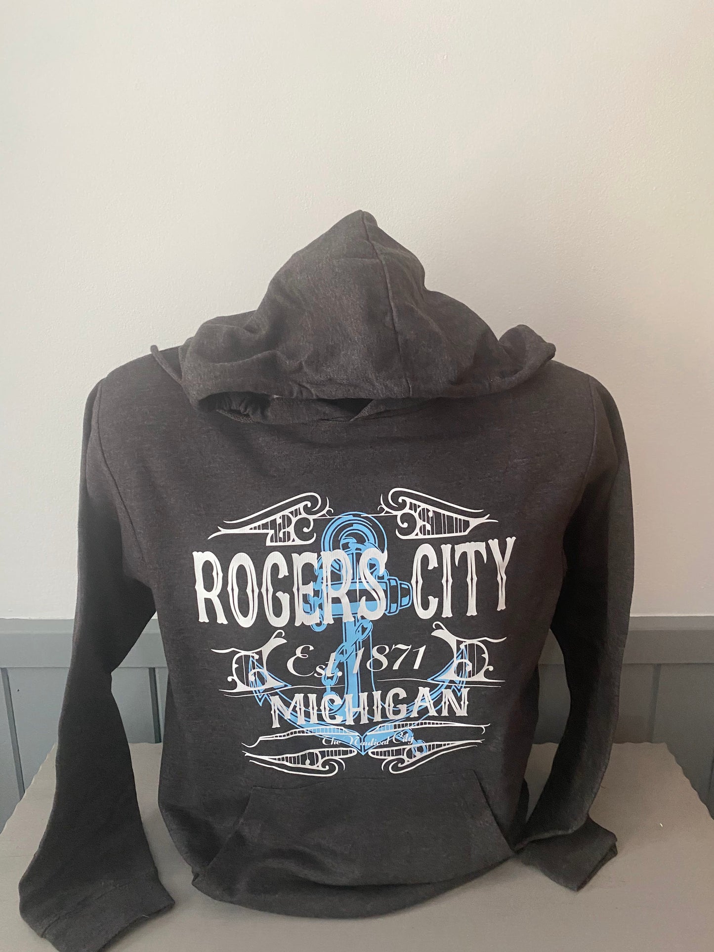 Rogers City Vintage Nautical Hoodie