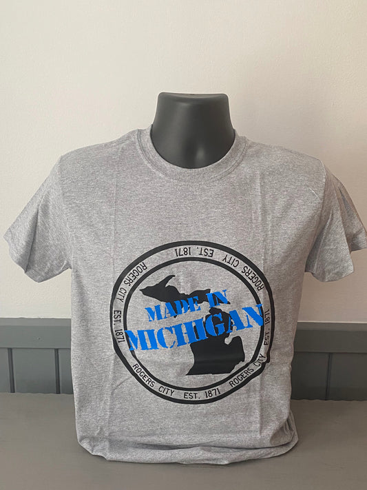 Rogers City Made In Michigan T-shirt