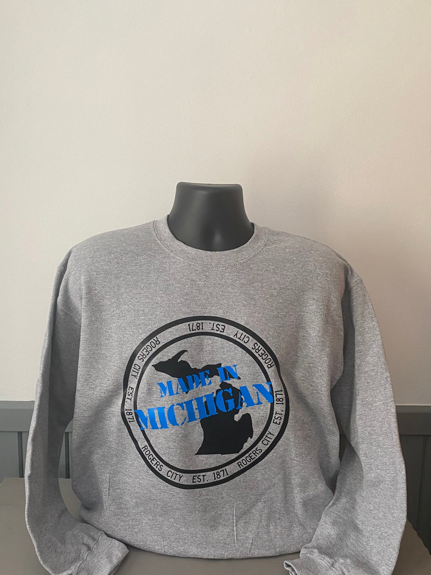 Rogers City Made In Michigan Crewneck Sweatshirt