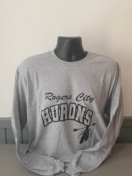 Rogers City Hurons Arrow Long Sleeve T-shirt