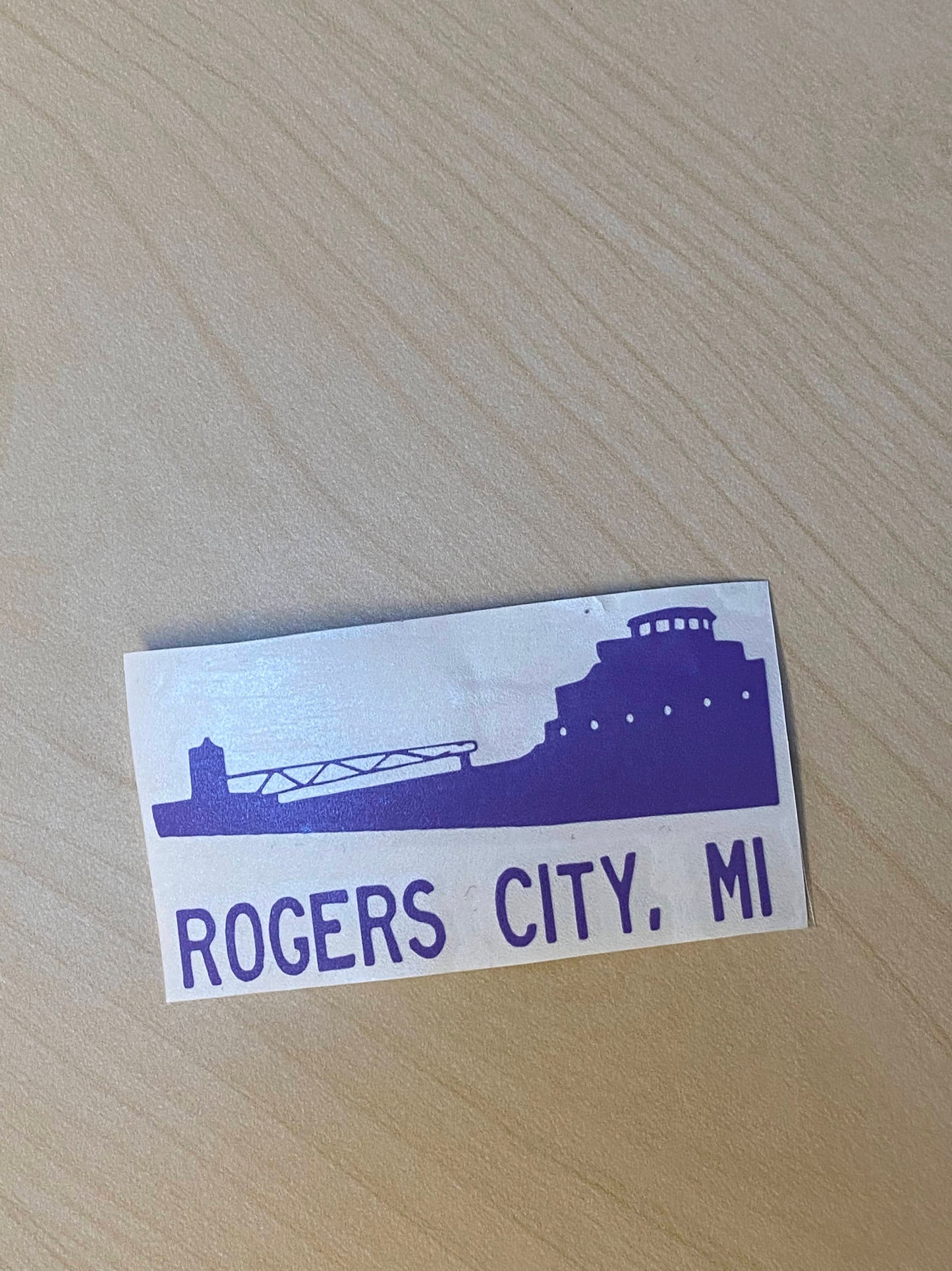 Rogers City MI Freighter Decal