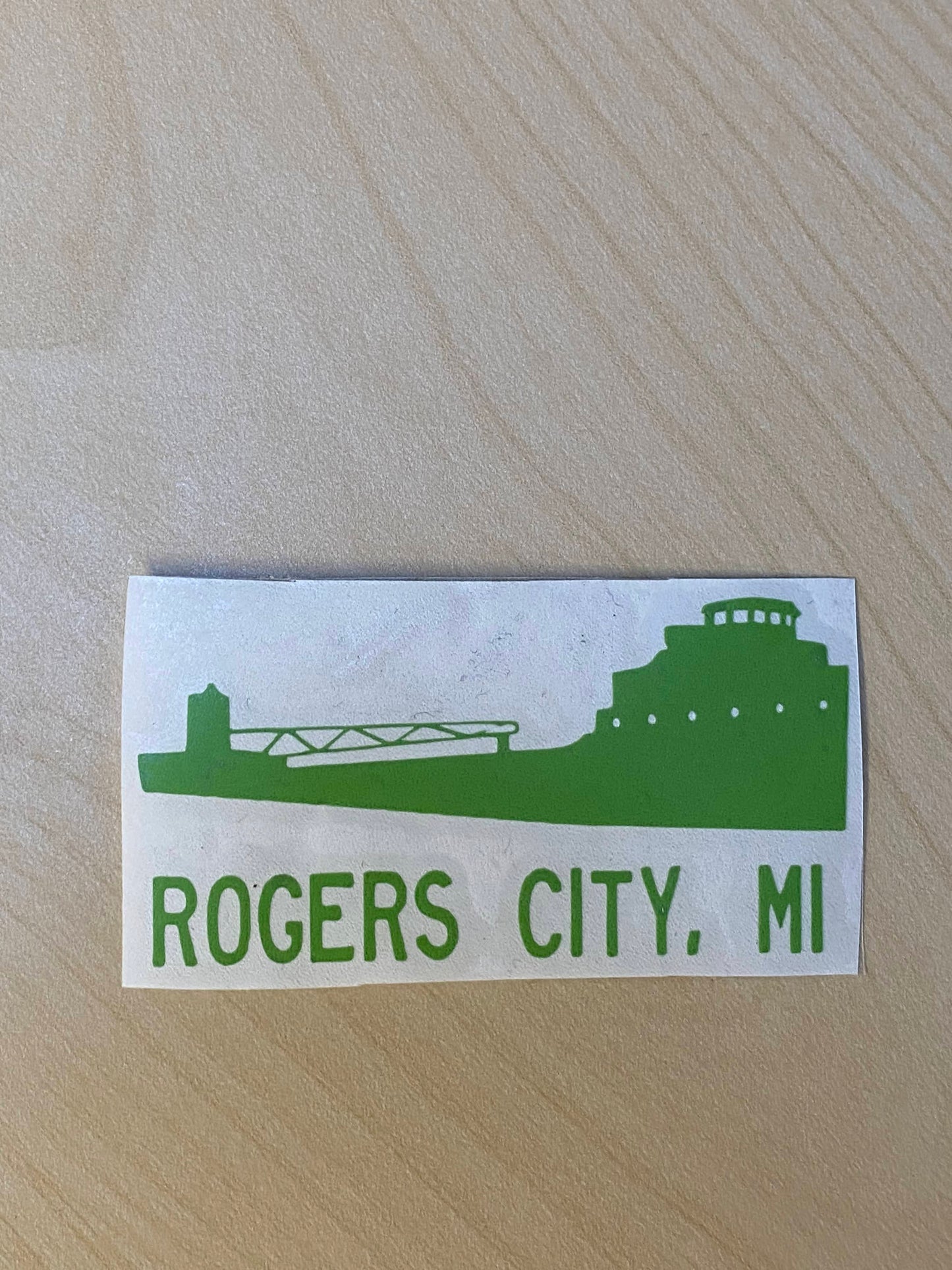 Rogers City MI Freighter Decal