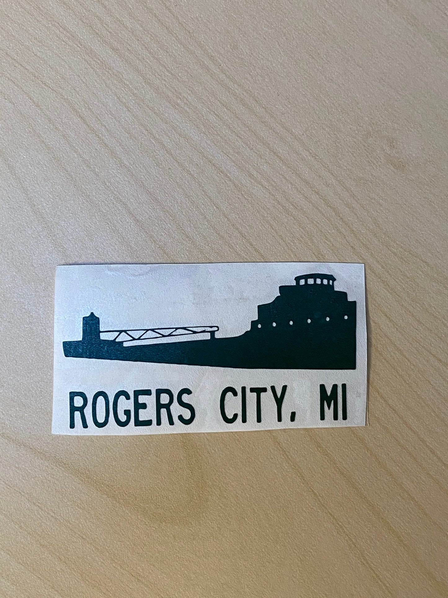 Rogers City MI Freighter Decal