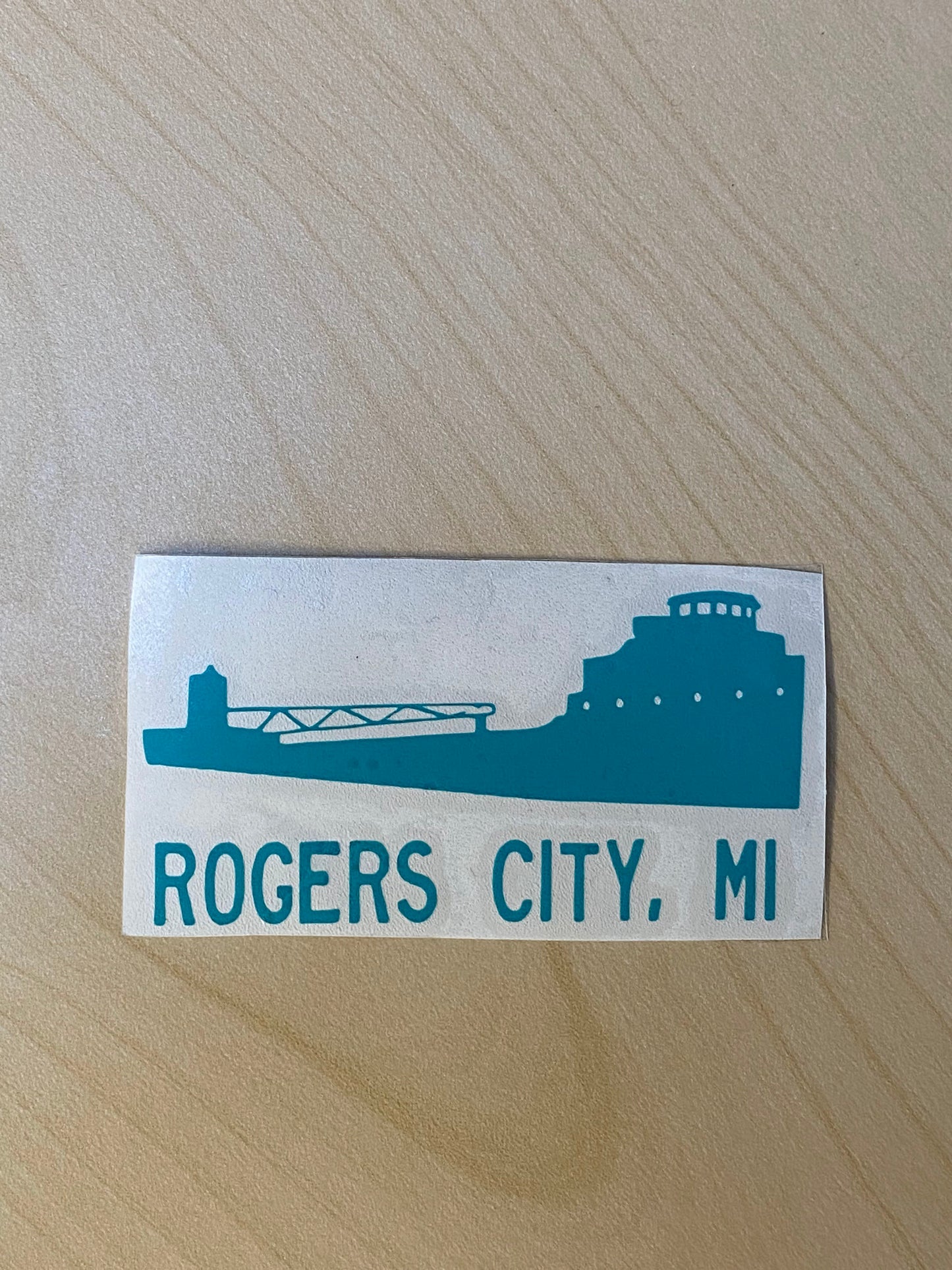 Rogers City MI Freighter Decal