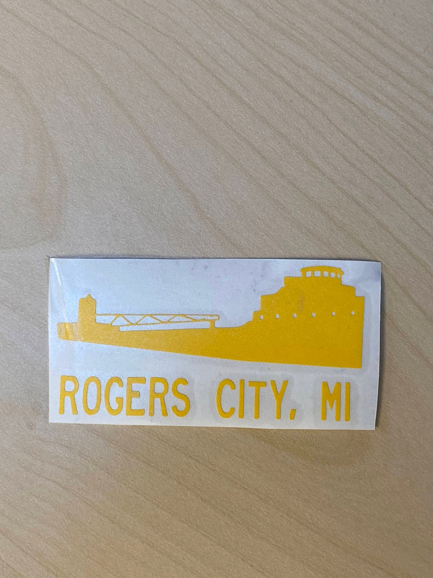 Rogers City MI Freighter Decal