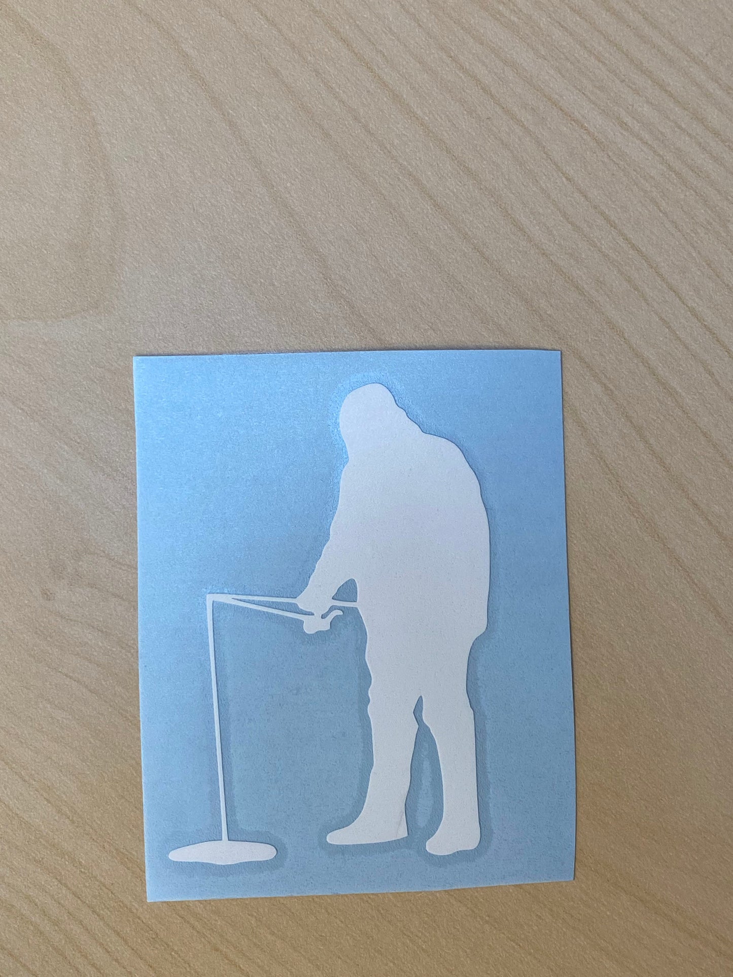 Ice Fisherman Decal