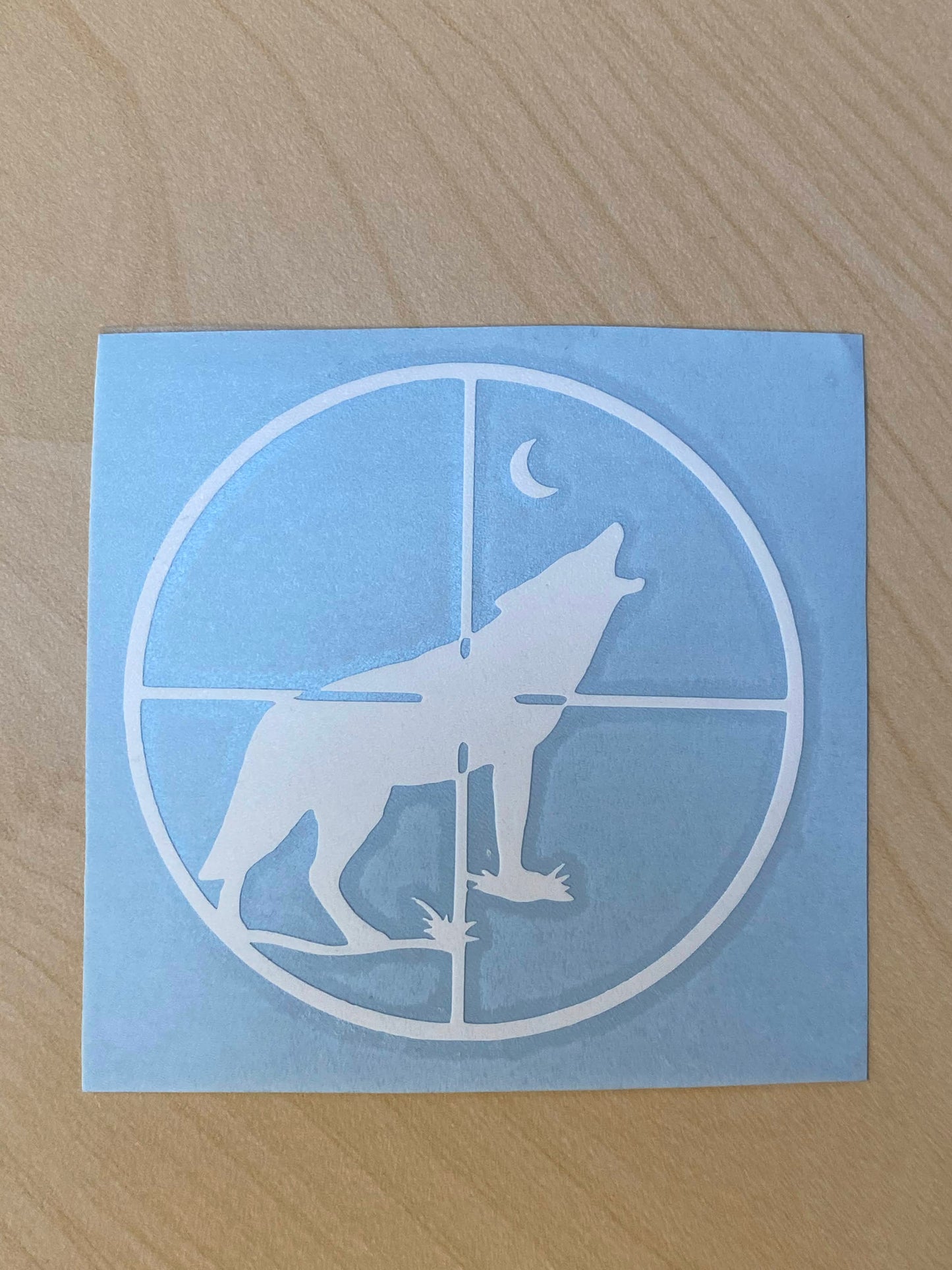 Coyote Crosshairs Decal