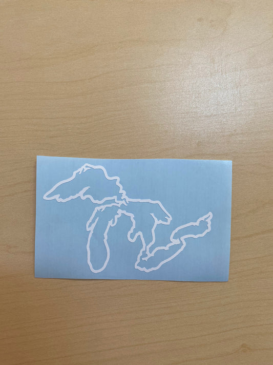 Great Lakes Outline Decal