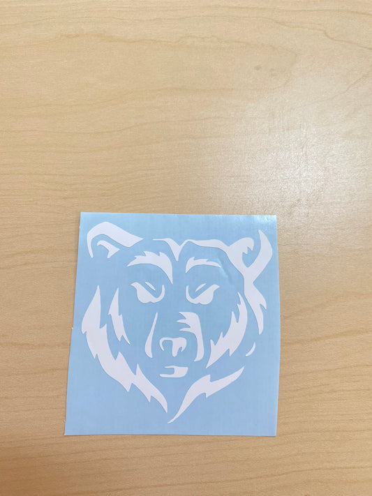 Bear Head Decal