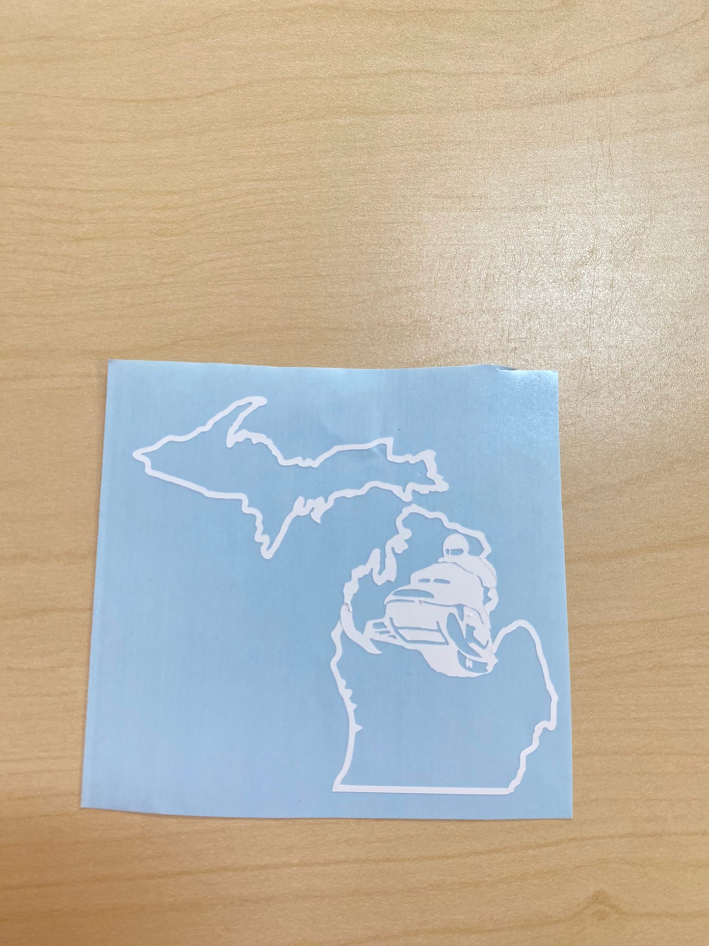 Michigan Snowmobile Decal